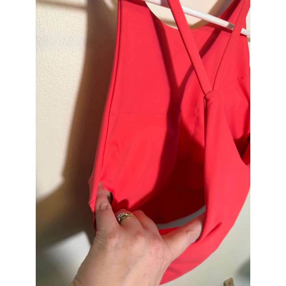 Women's Old Navy Active Crop Tank Top Size S Neon Pink - Picture 8 of 10